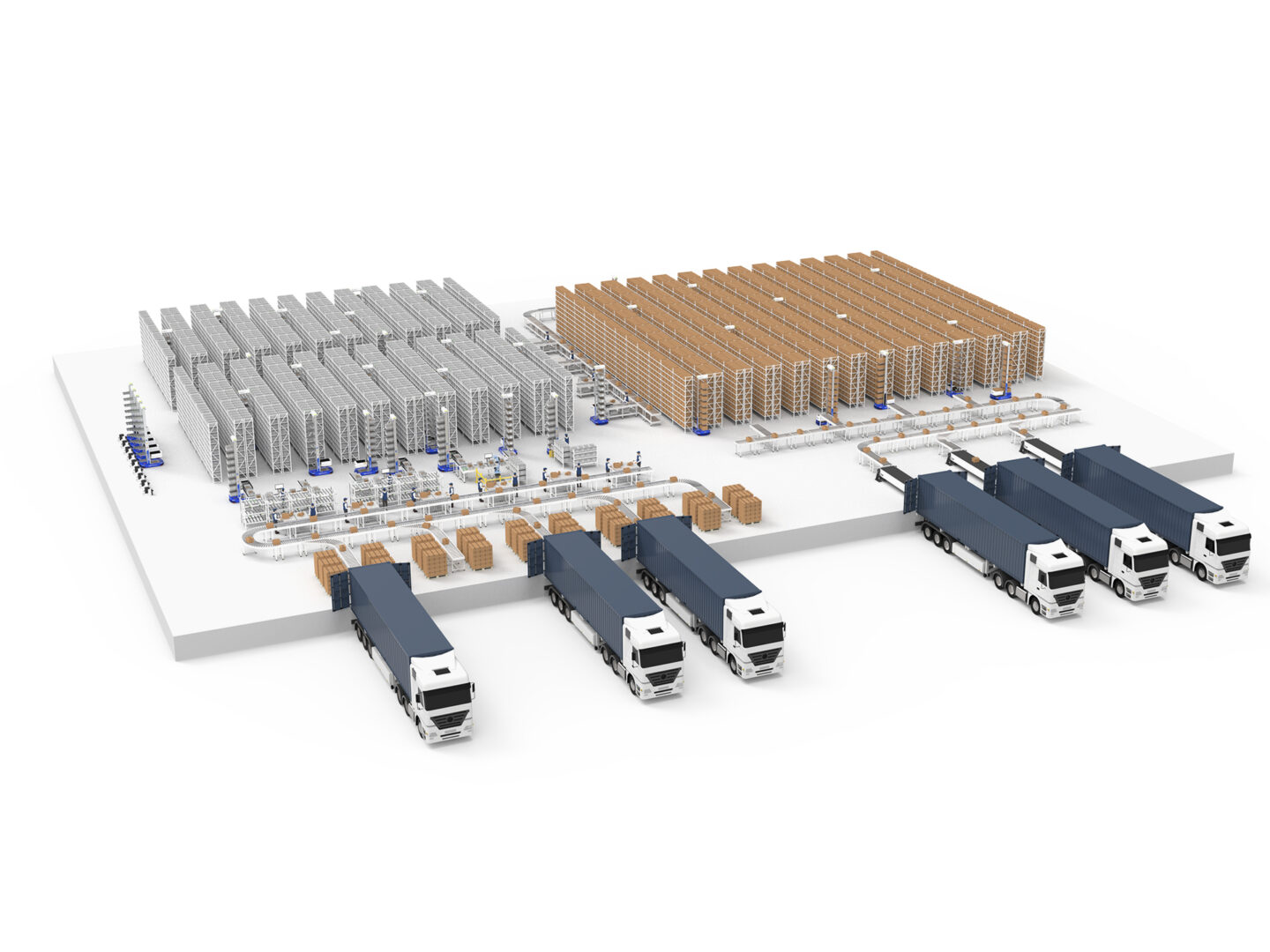 Depozite automatizate pentru curierat, automatizare depozite, warehouse automation