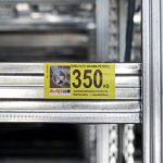 Shelf capacity signalling labels